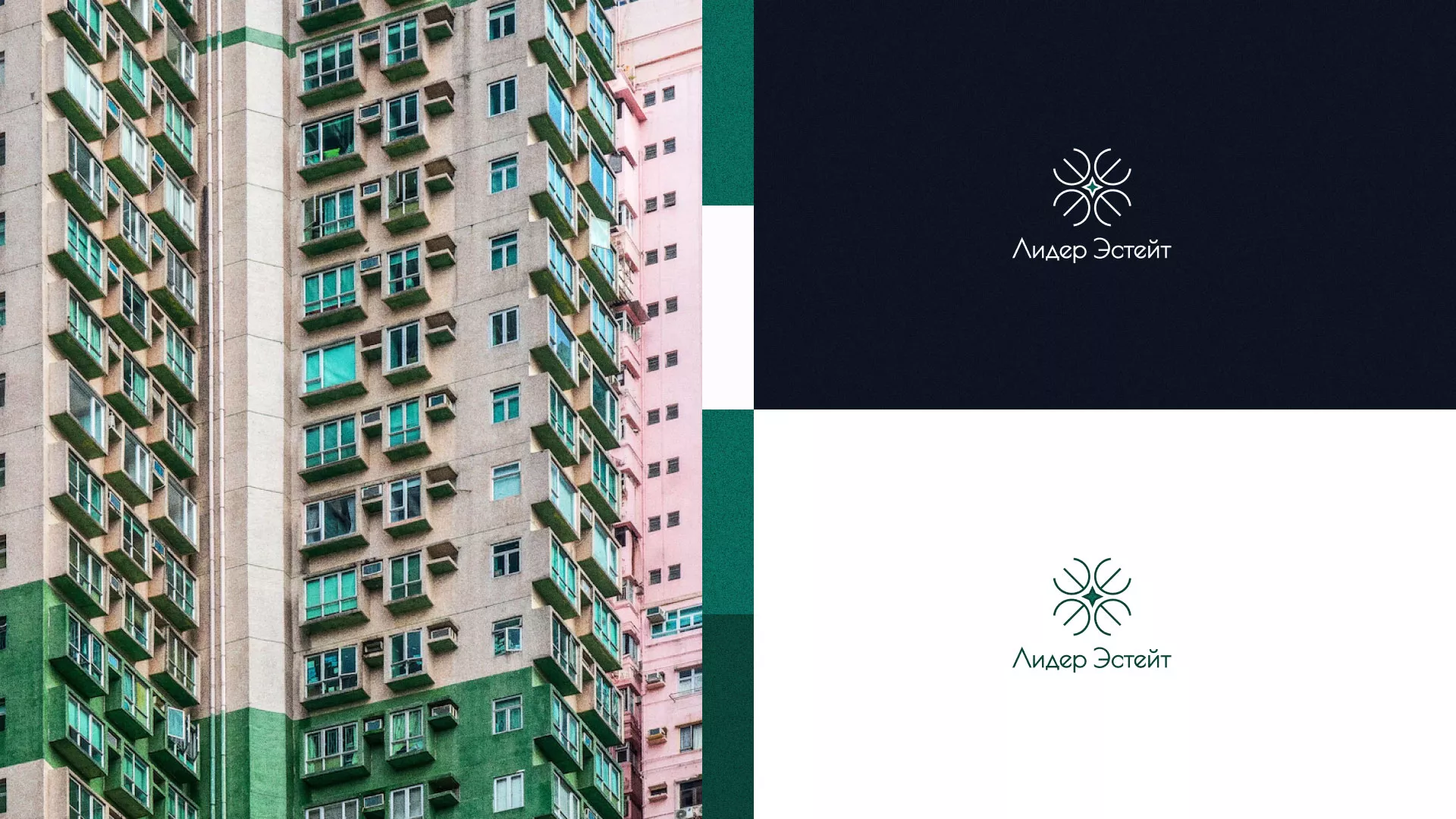 Создание логотипа компании «Лидер Эстейт» в Алагире
