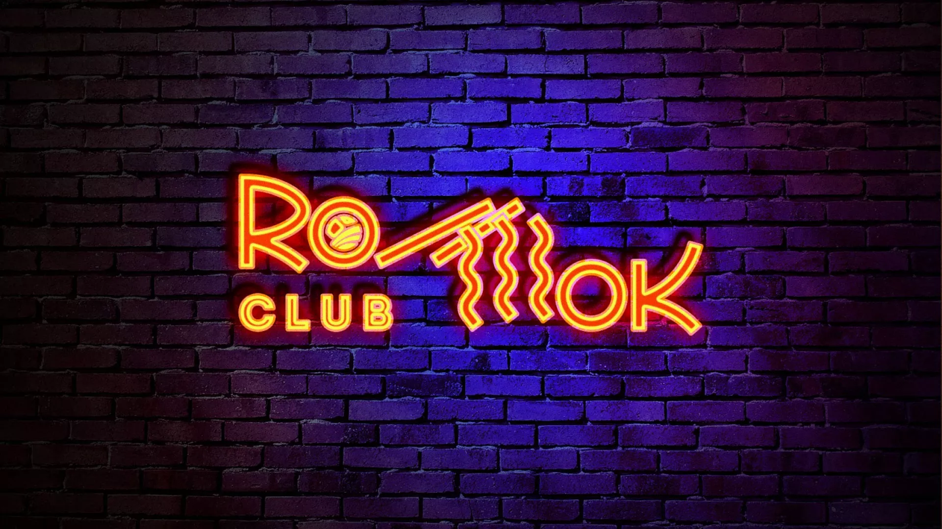 Разработка интерьерной вывески суши-бара «Roll Wok Club» в Алагире